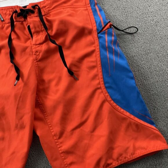 Fox Racing Shorts Adult Size 32 Red Surf Swim Outdoor Active Casual Men's - Picture 5 of 16